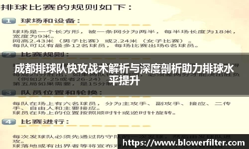 成都排球队快攻战术解析与深度剖析助力排球水平提升