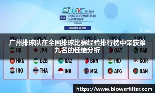 广州排球队在全国排球比赛经验排行榜中荣获第九名的佳绩分析